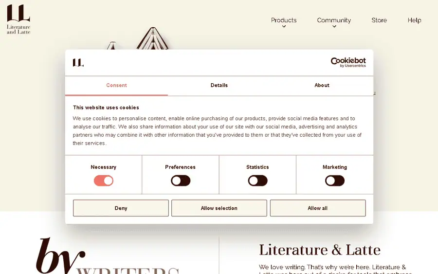 Scrivener (Literature & Latte) affiliate program - commission rates and program details