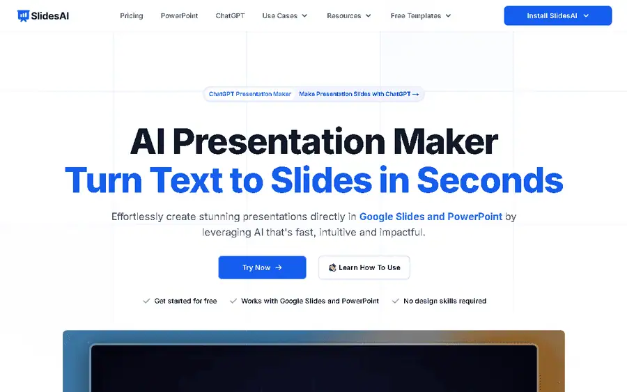 SlidesAI affiliate program - commission rates and program details