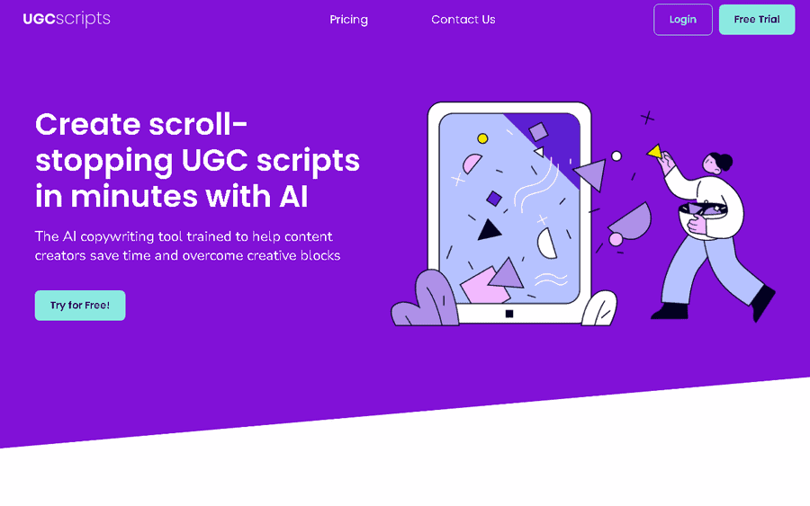 UGC Scripts affiliate program - commission rates and program details
