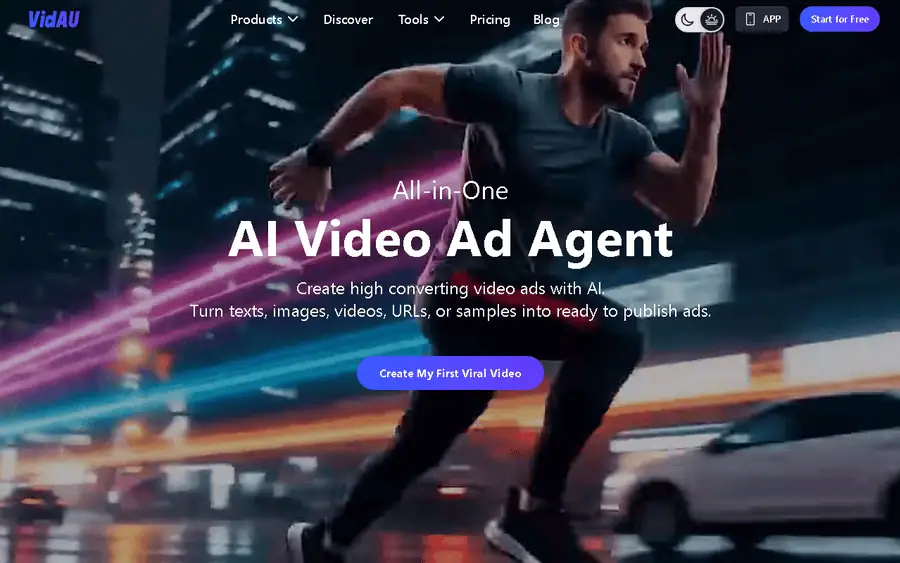 VidAU affiliate program - commission rates and program details