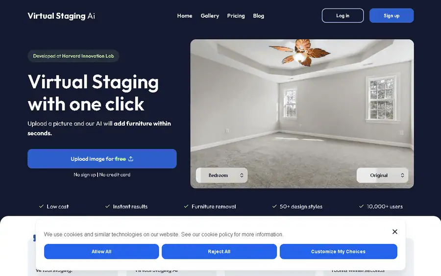 Virtual Staging AI affiliate program - commission rates and program details