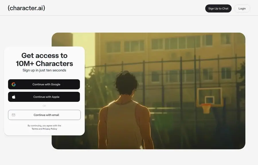 Character.AI affiliate program - commission rates and program details