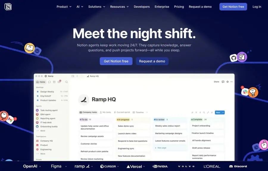 Notion affiliate program - commission rates and program details