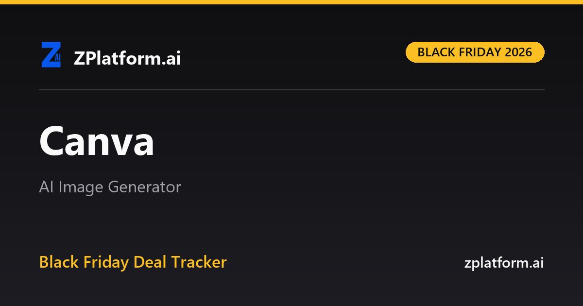 Canva Black Friday 2026 deal