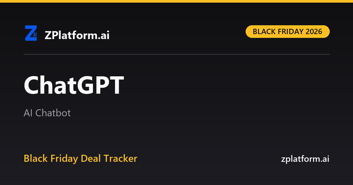 ChatGPT Black Friday 2026 deal