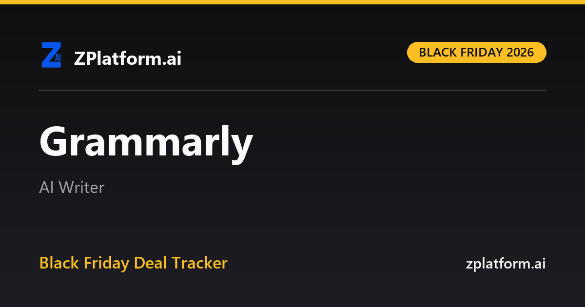 Grammarly Black Friday 2026 deal