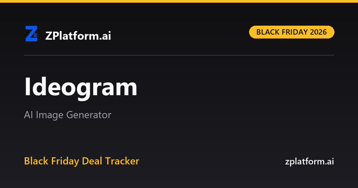Ideogram Black Friday 2026 deal