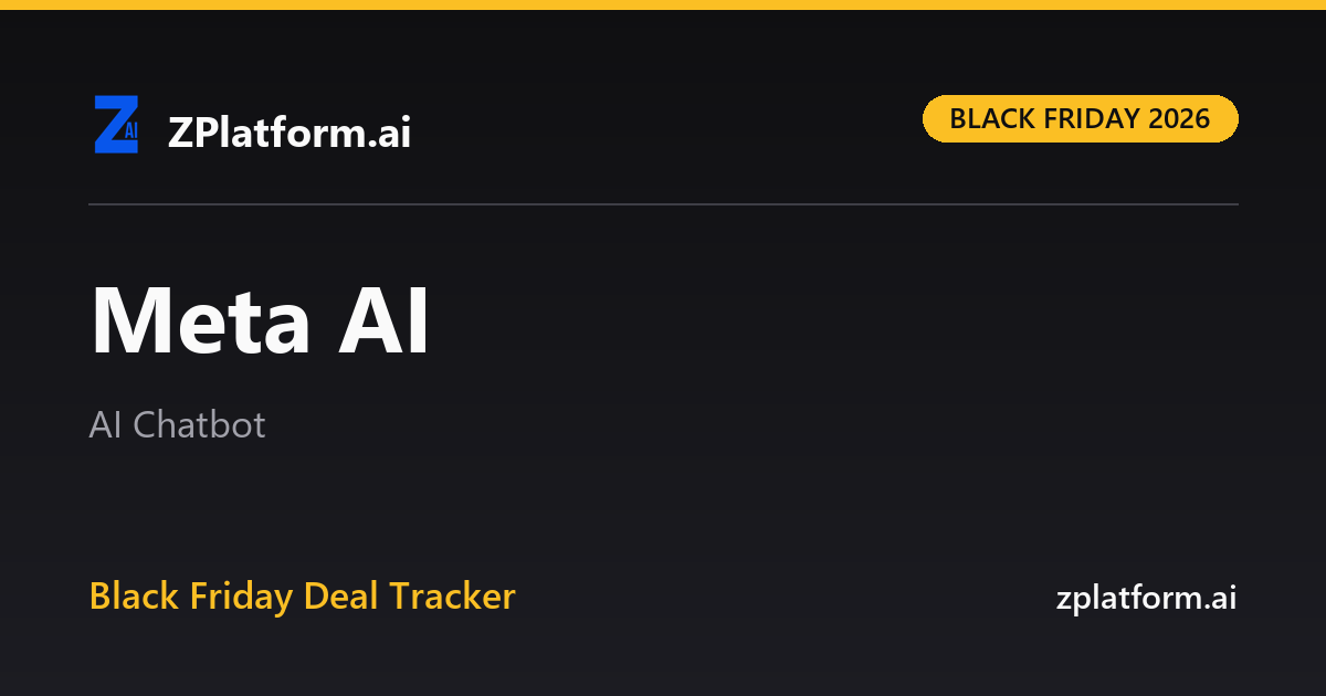 Meta AI Black Friday 2026 deal