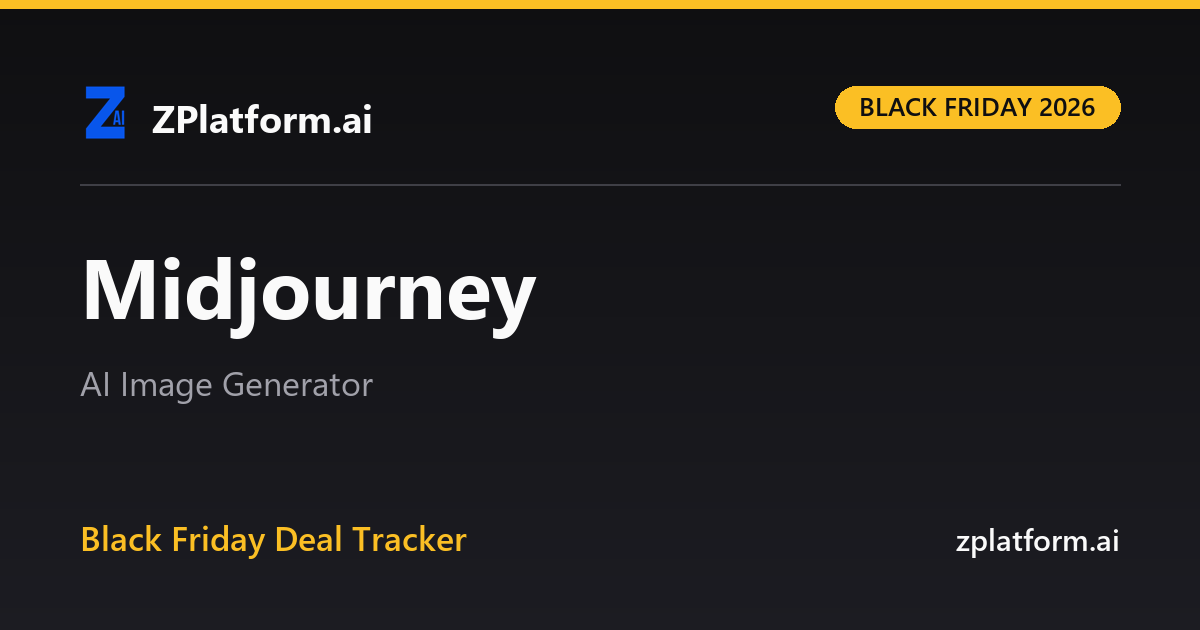 Midjourney Black Friday 2026 deal