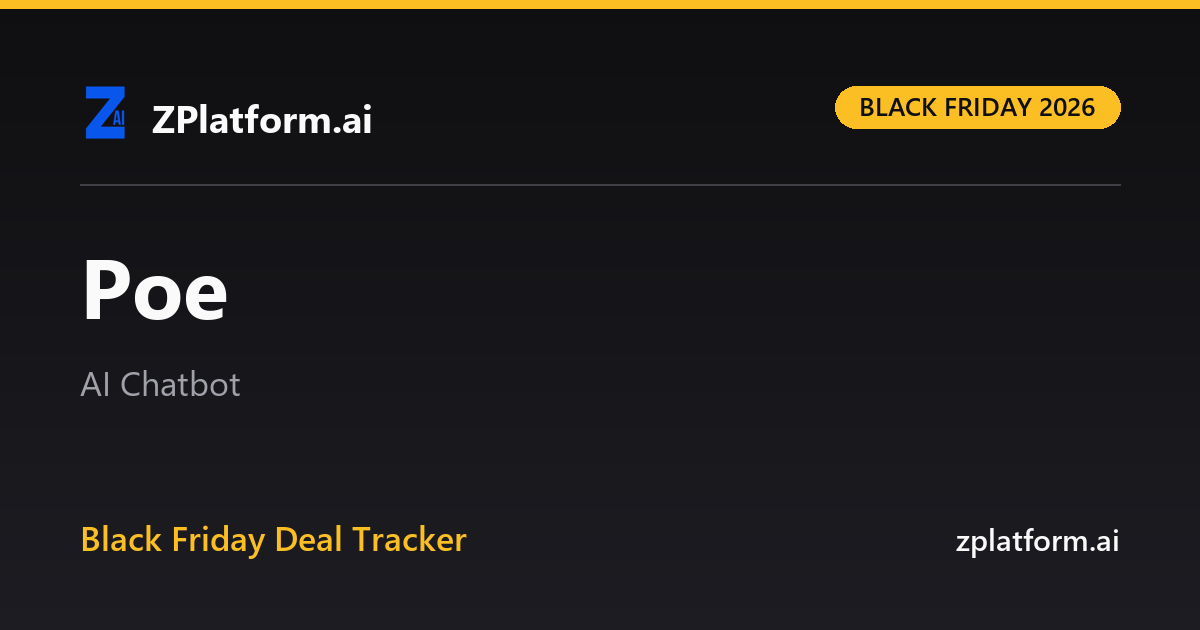 Poe Black Friday 2026 deal
