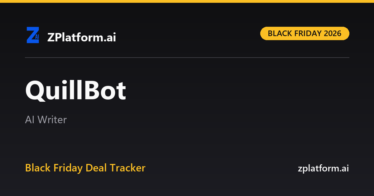QuillBot Black Friday 2026 deal