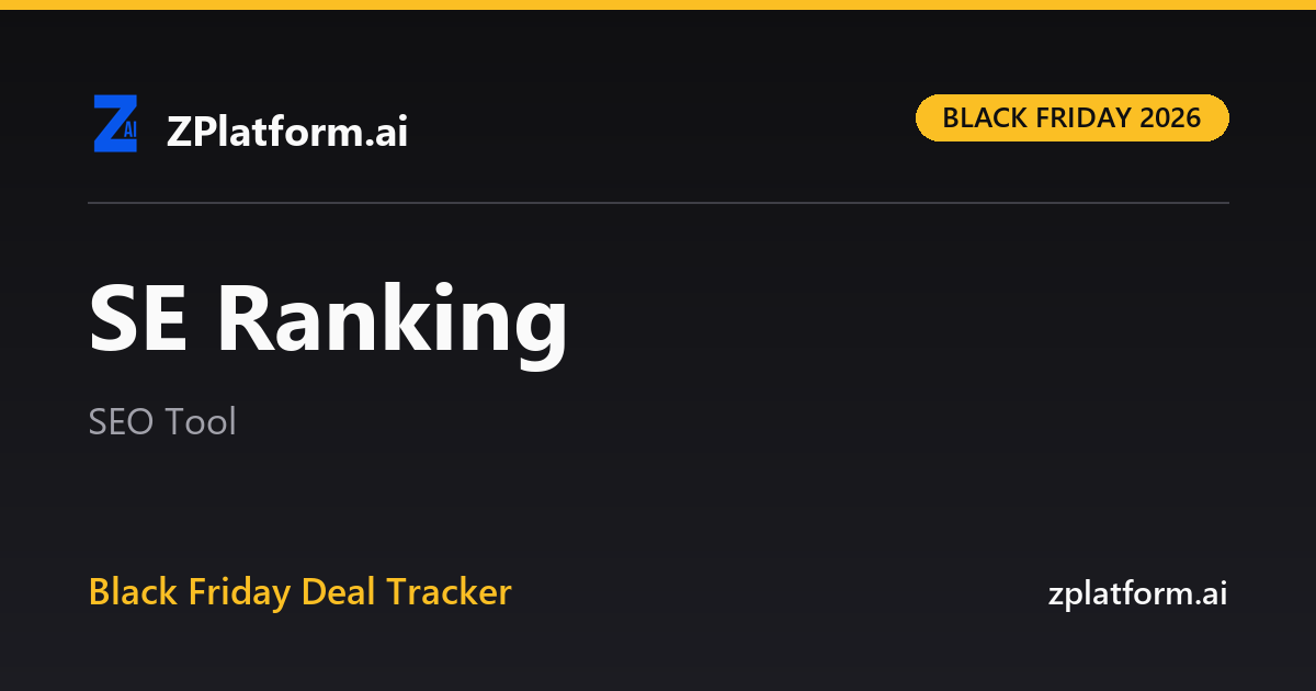 SE Ranking Black Friday 2026 deal