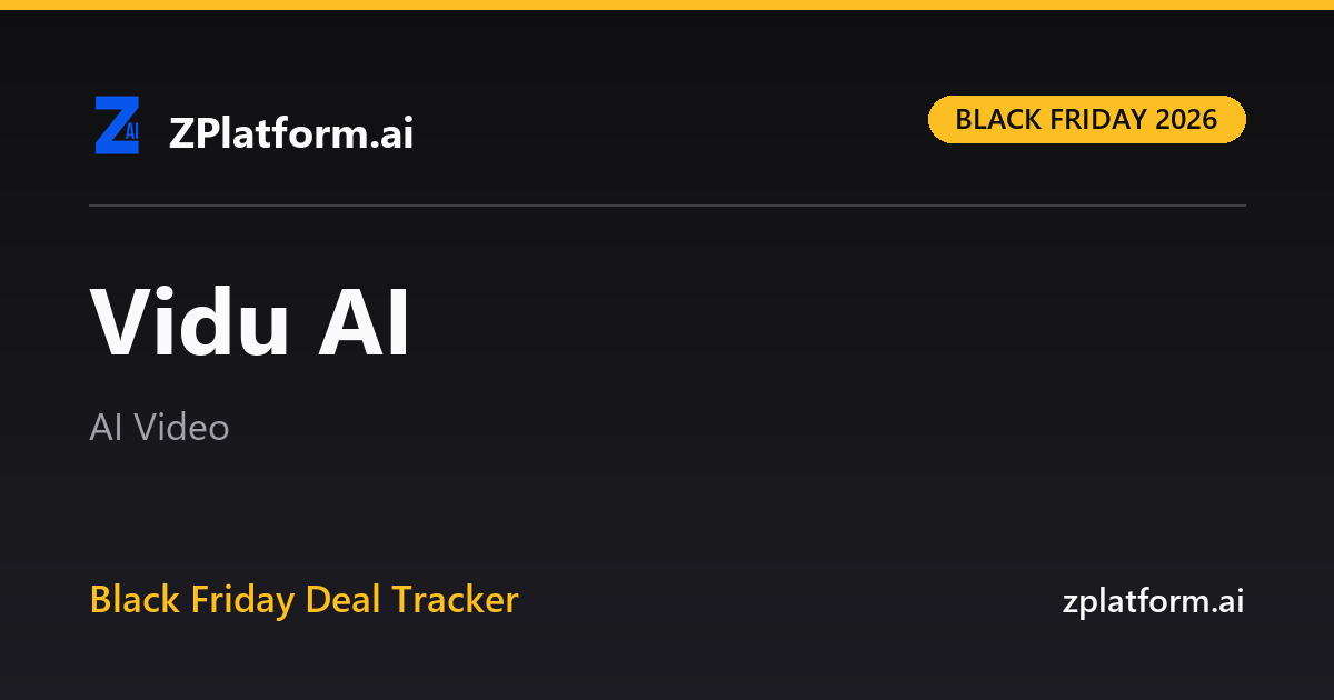 Vidu AI Black Friday 2026 deal